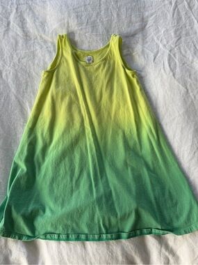 GAP Baby Bright Lime Green Toddler Dress